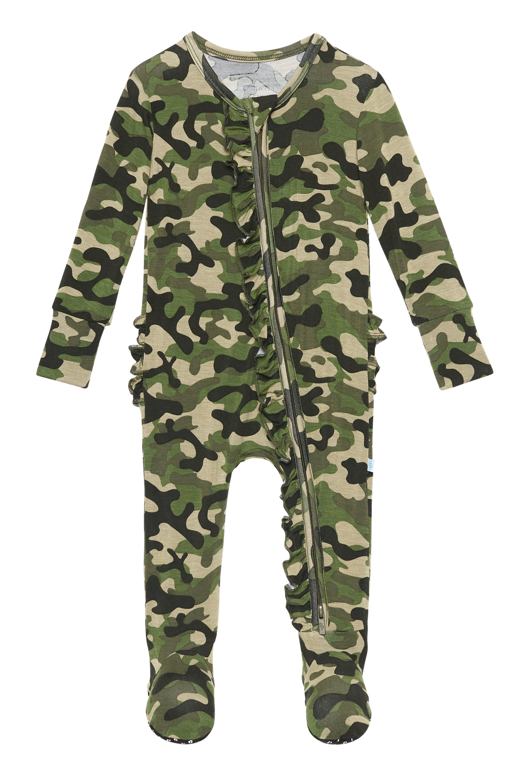 Cadet Ruffled Zipper Footie