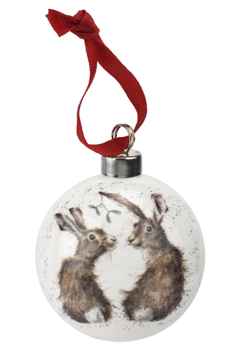 All I Want for Christmas Bauble-Hare