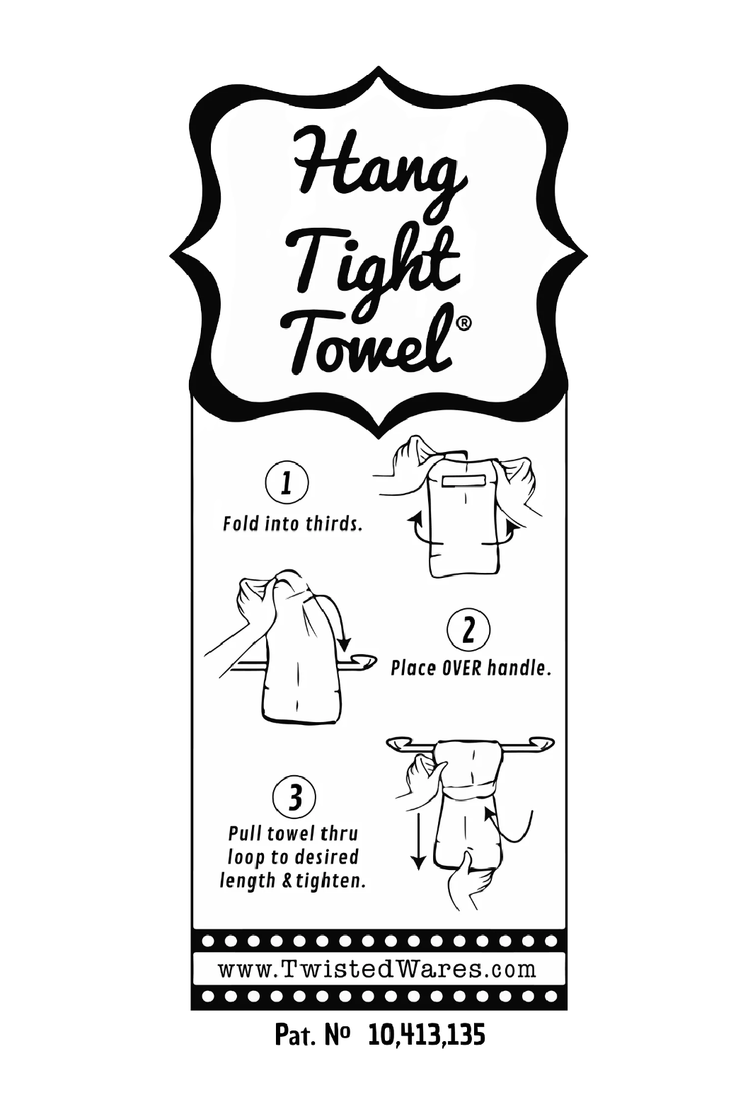 Where My Ho's Dish towel
