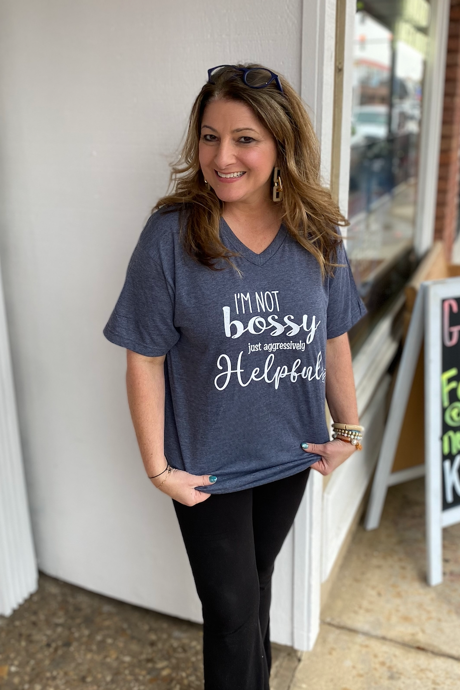 Not Bossy Just Helpful tee