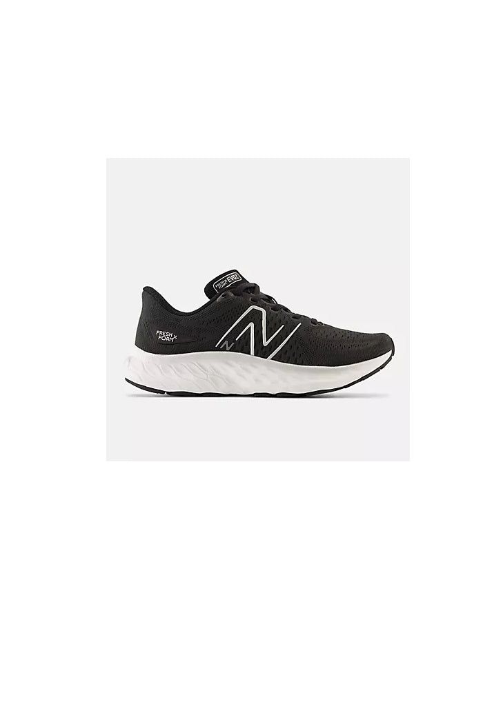 NEW BALANCE Women's Fresh Foam X EVOZ v3 BLACK/GRAY WIDE WIDTH