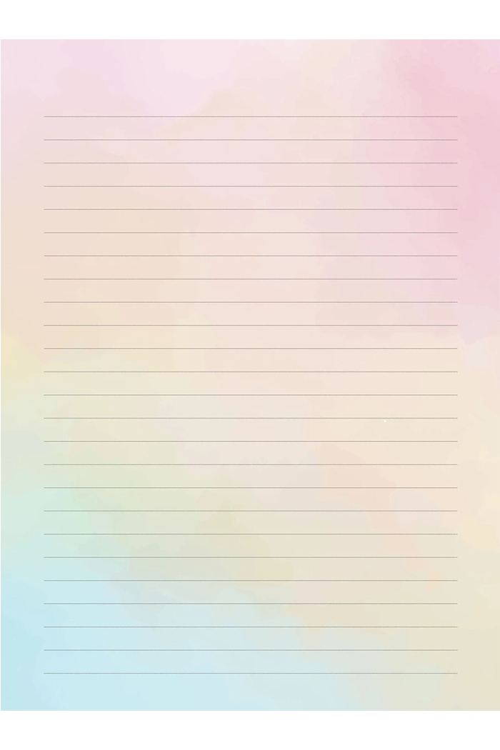 True Colors Lined Stationery