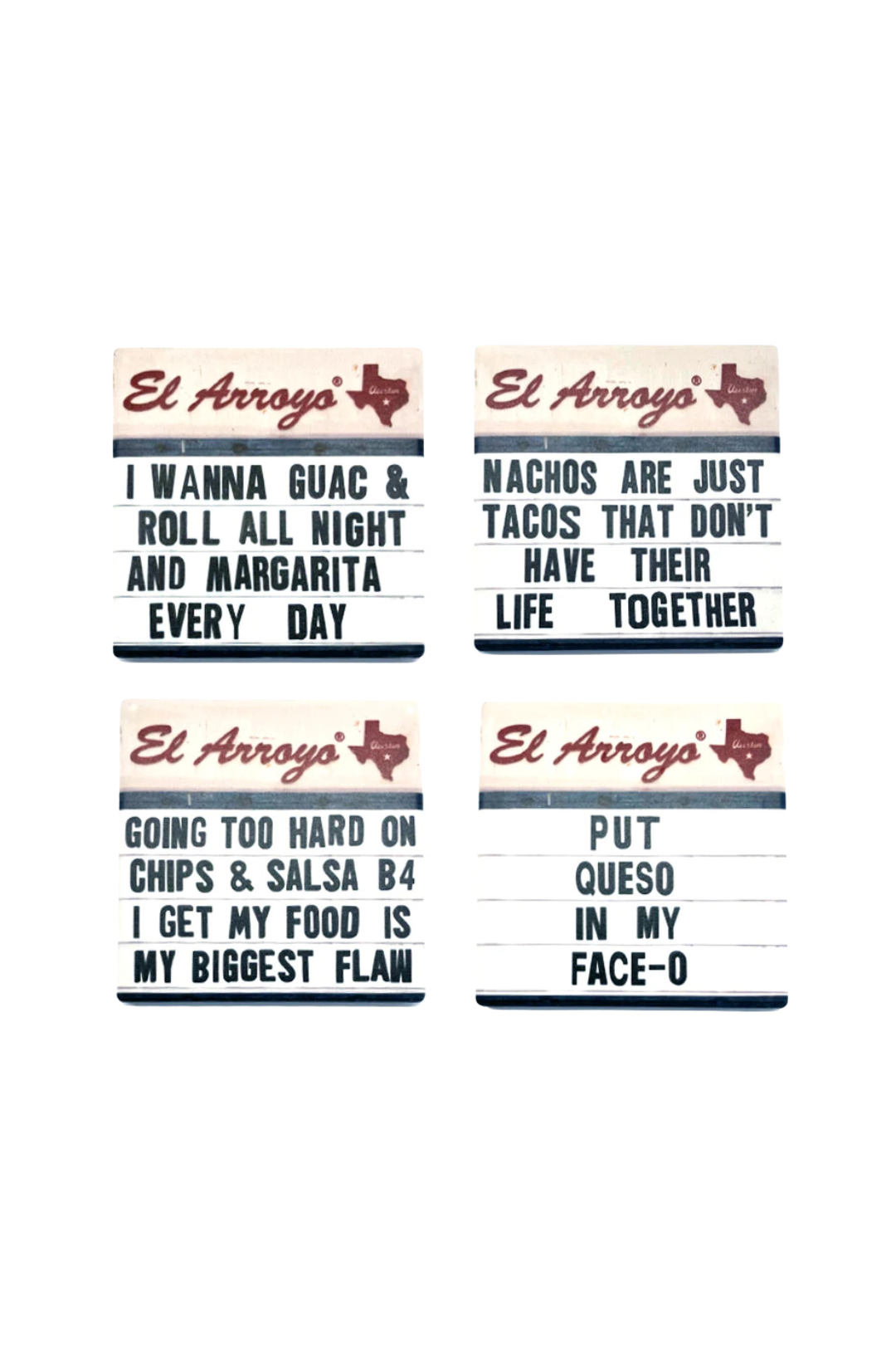 The Whole Enchilada Coaster Set
