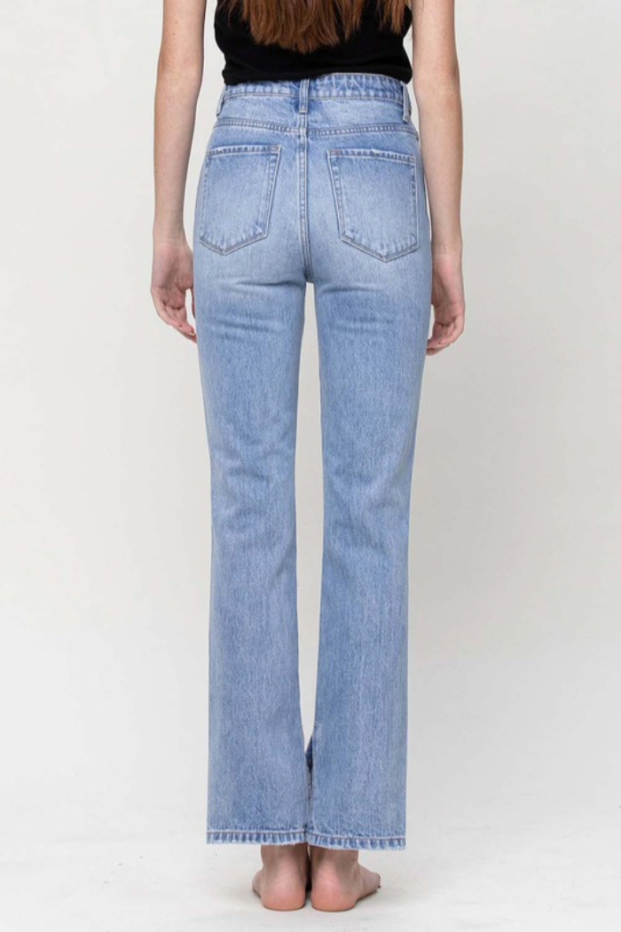 Super High Rise Straight Leg Jeans