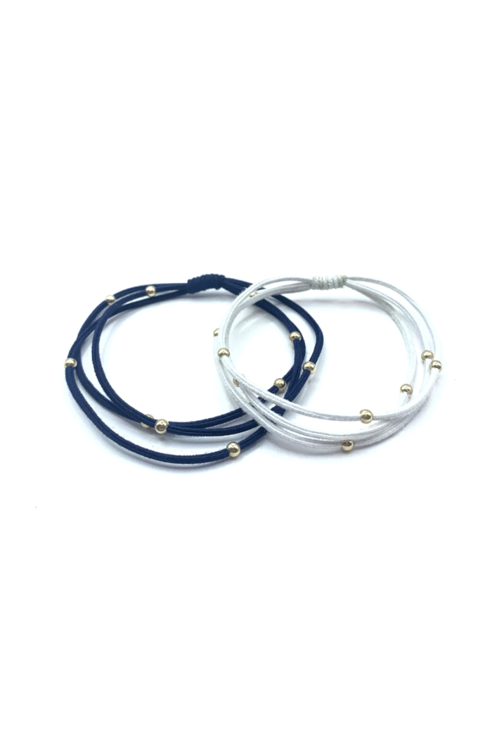 3mm Gold Water Pony Waterproof Bracelet Hair Bands