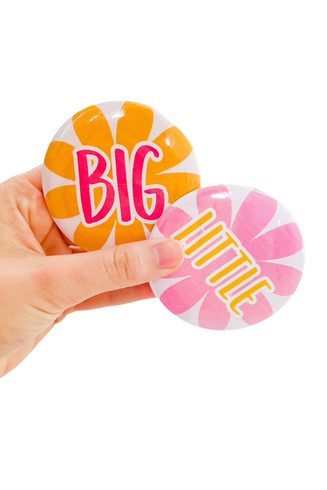 "Big/Little" Button