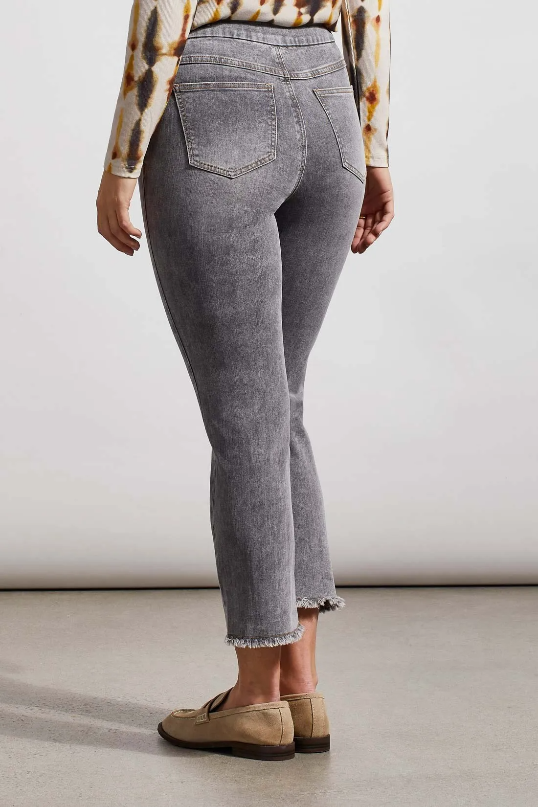 AUDREY PULL-ON STRAIGHT CROP PANT