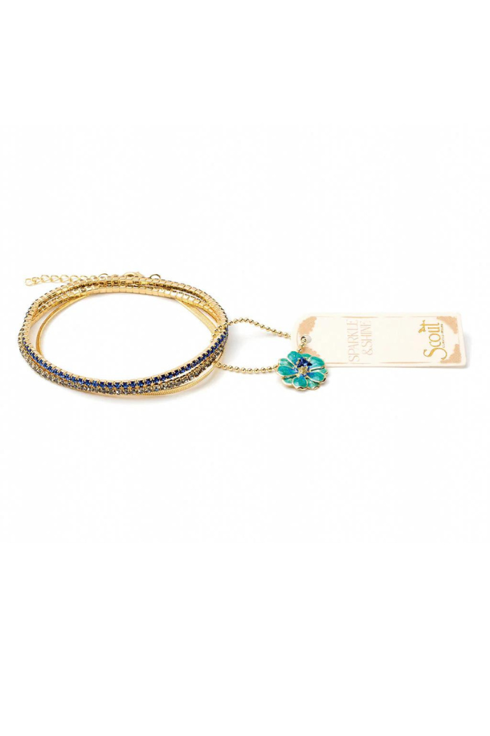 Sparkle & Shine Rhinestone Bracelet Trio