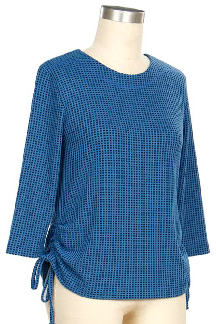 3/4 Slv Kelsey Jacq Top - red only