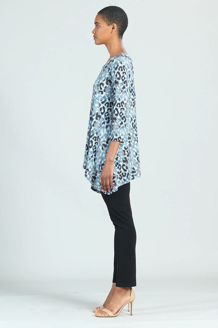 Blue Cheetah Tie Back