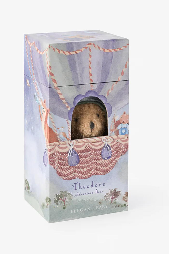 THEODORE THE ADVENTURE BEAR TOY IN GIFT BOX