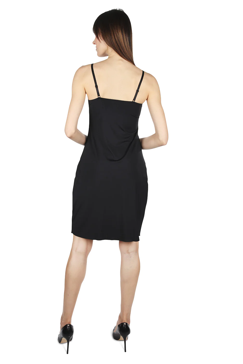 Bonded cami slip dress