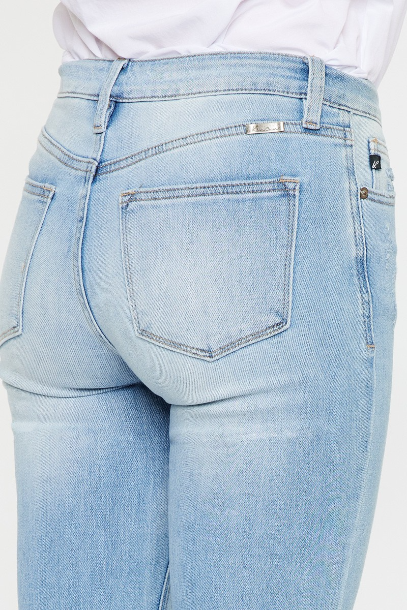 All The Rage Mid Rise Denim Flare