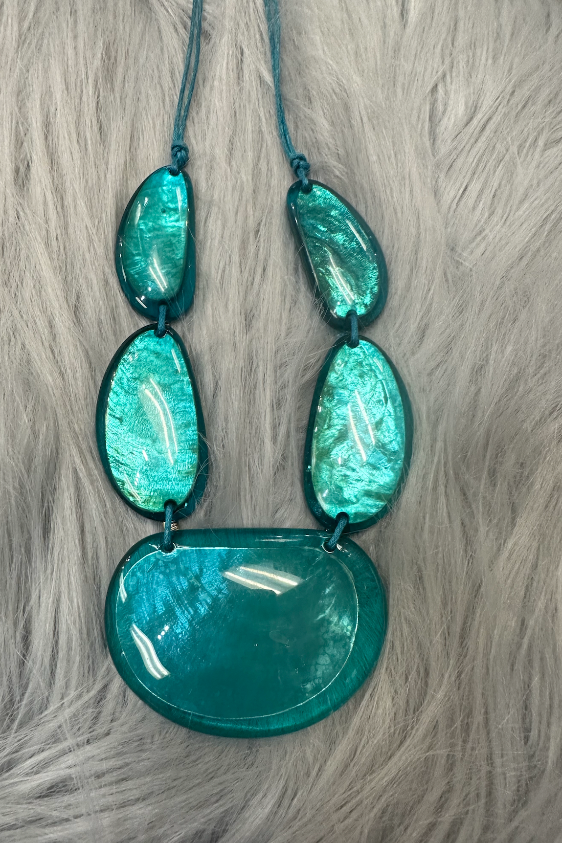 Turquoise Pebble Necklace