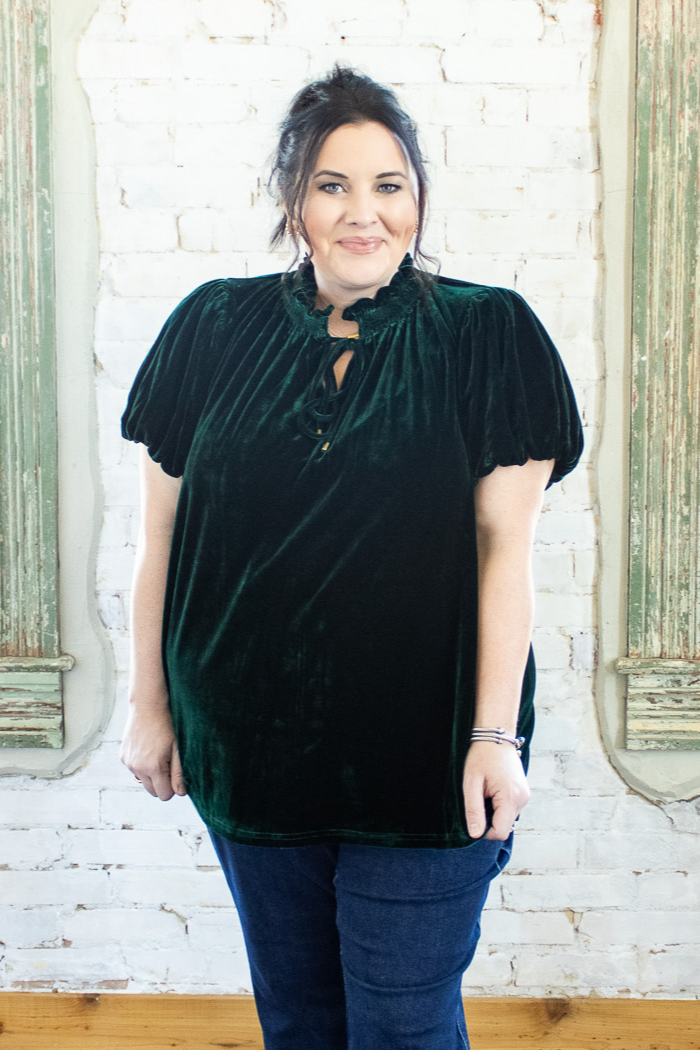 Trinity Velvet Top Plus