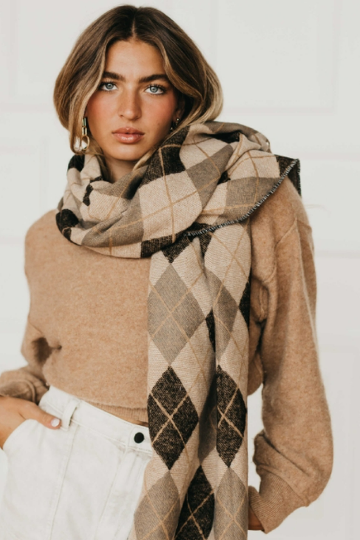 Always classy Argyle Plaid Scarf
