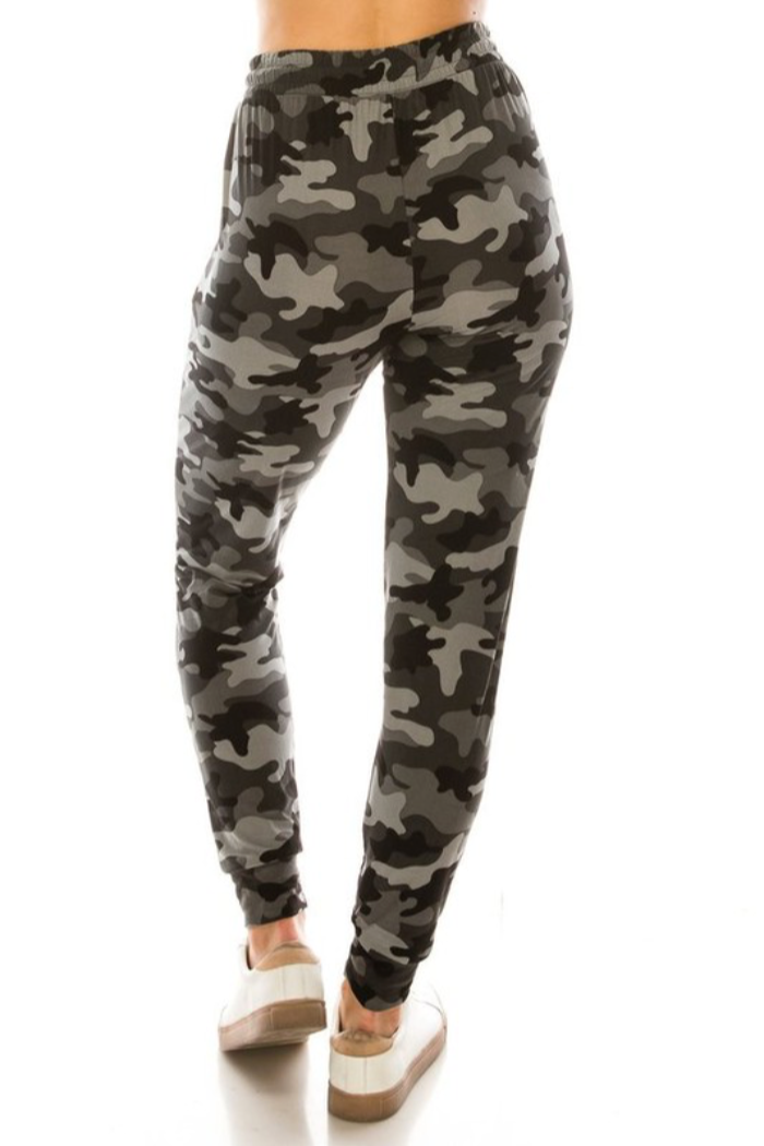 Camo Print Joggers