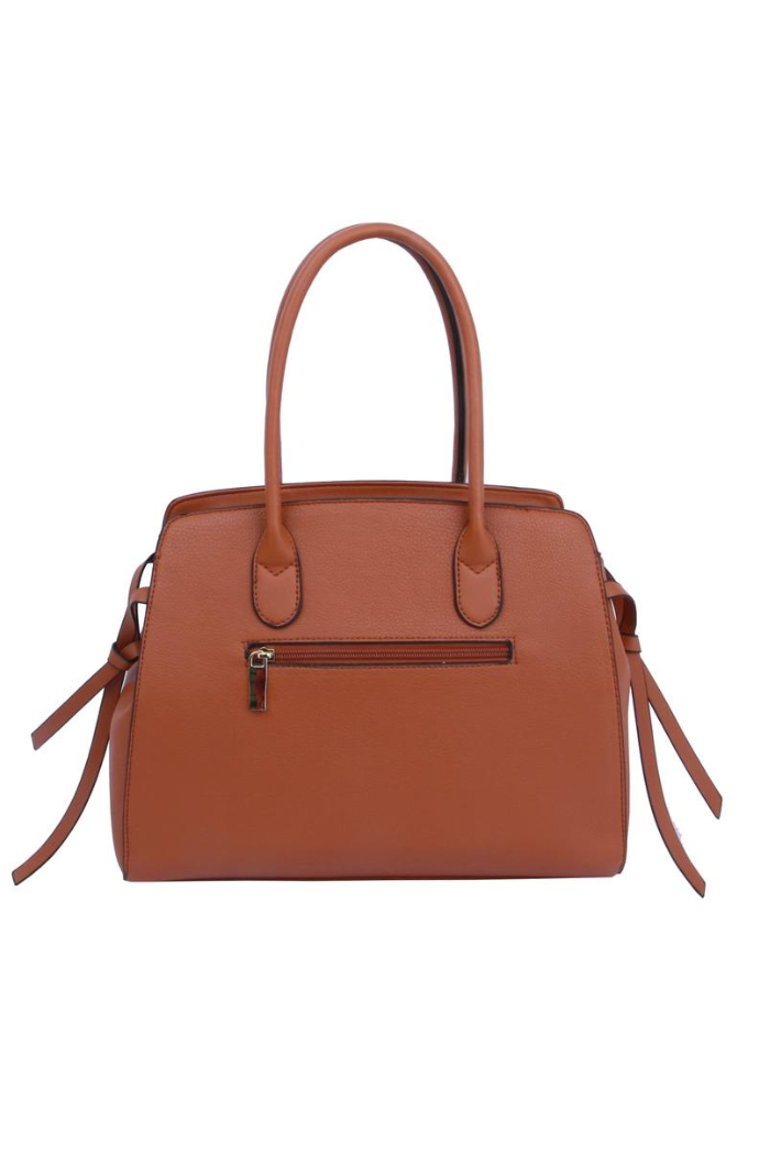 2 Toned Satchel with Matching Wallet