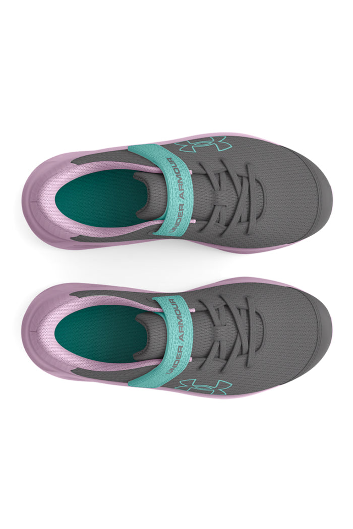 Under Armour Girls' Pre-School UA Pursuit 3 AC Big Logo Running Shoes