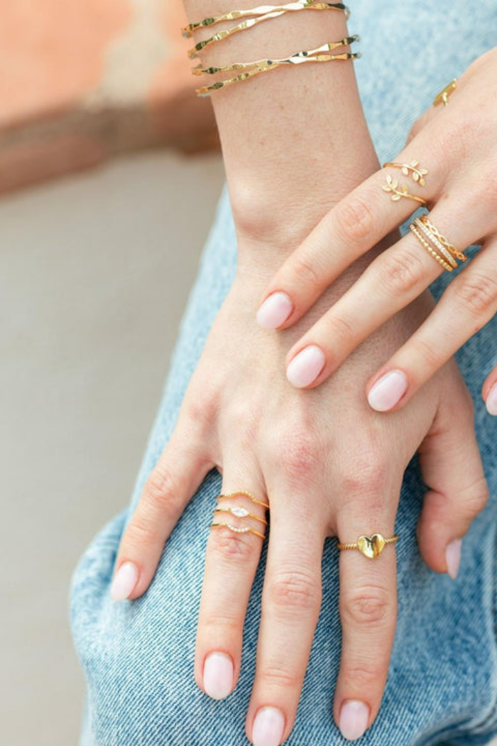 Triple Glimmer Ring