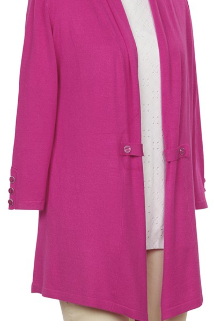 3/4 Slv Cardigan Sweater
