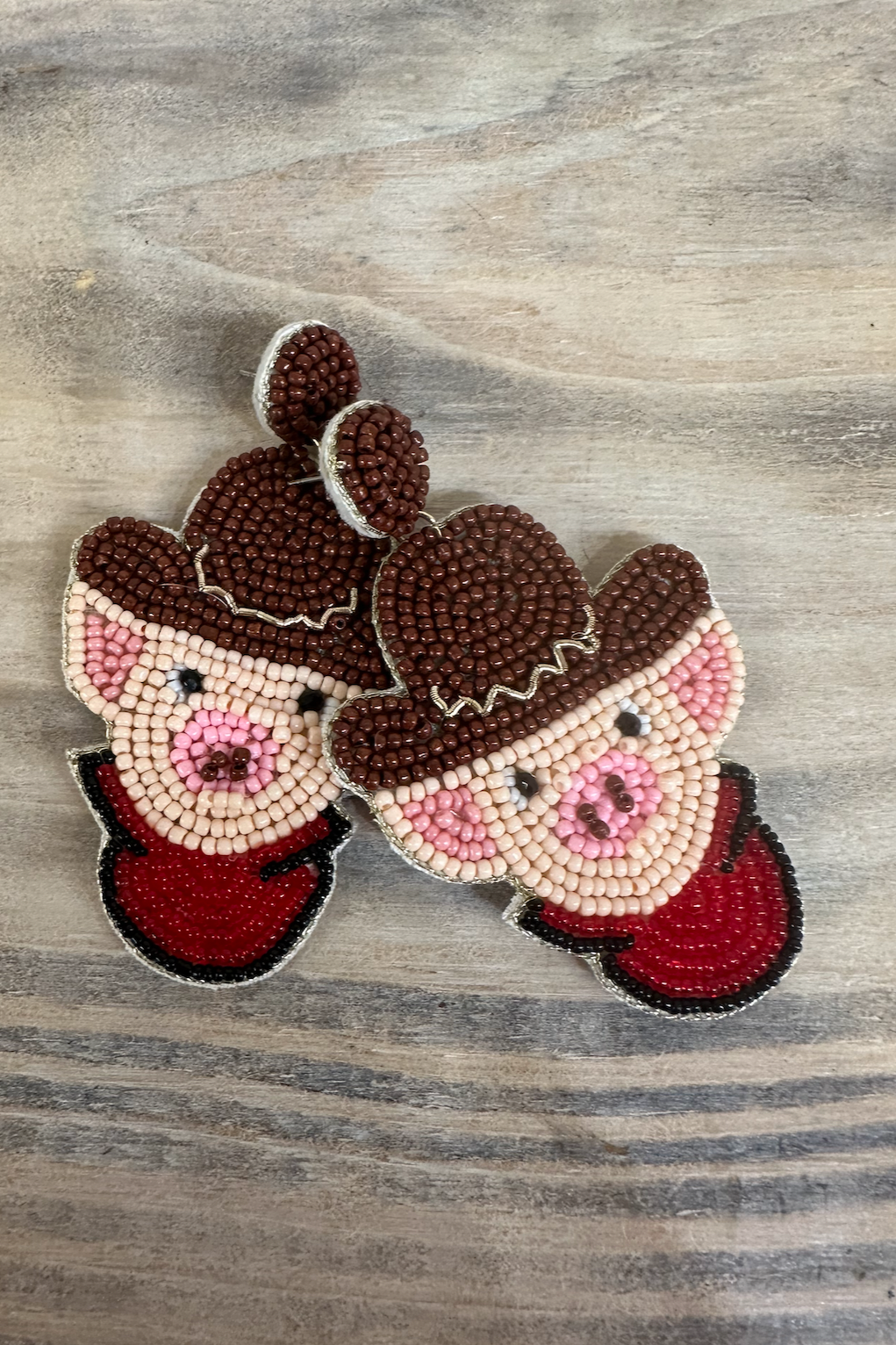 AR Razorback Beaded Earrings