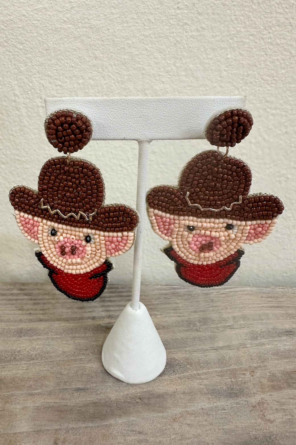 AR Razorback Beaded Earrings