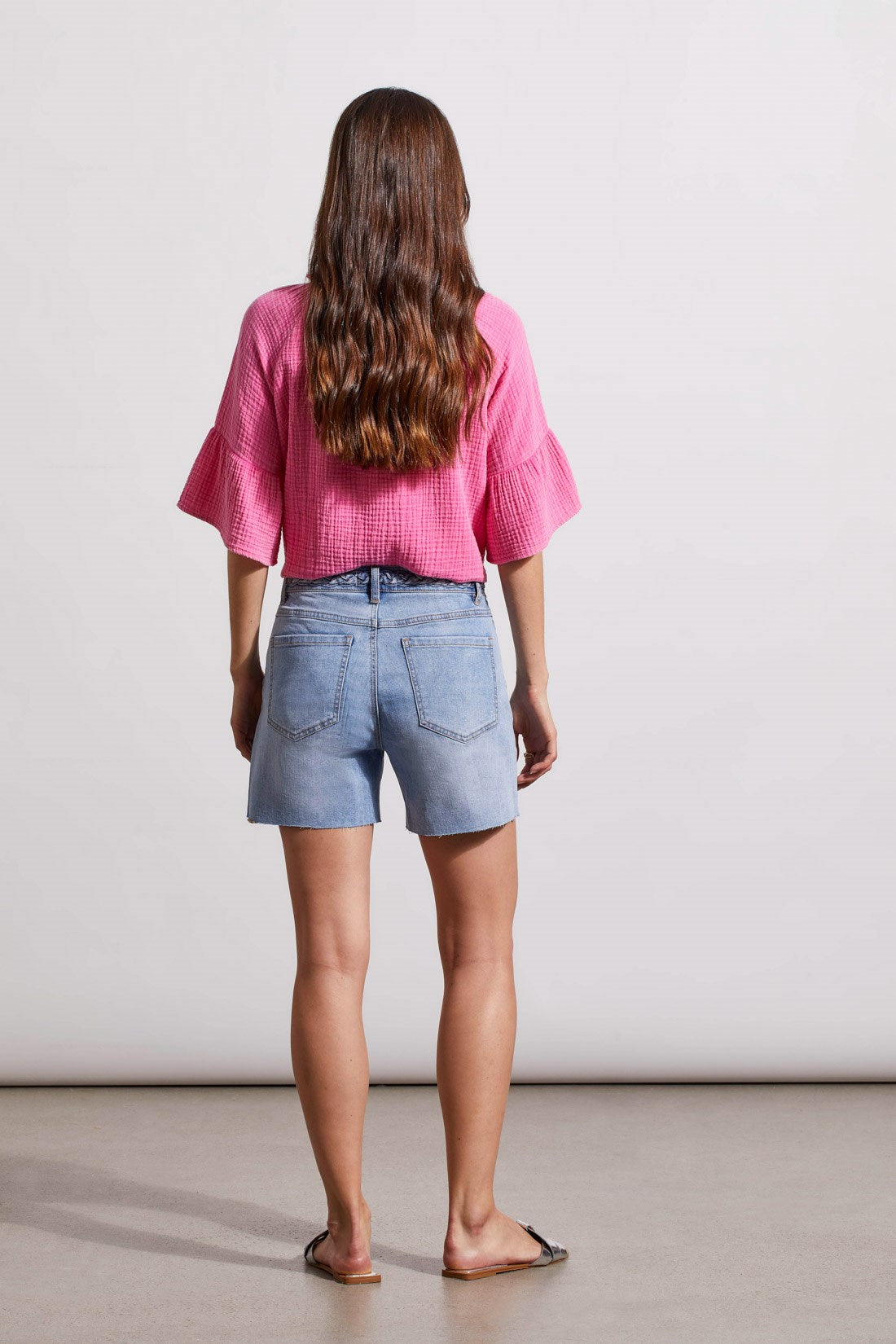 Audrey Girlfriend Denim Short- Beach Wash