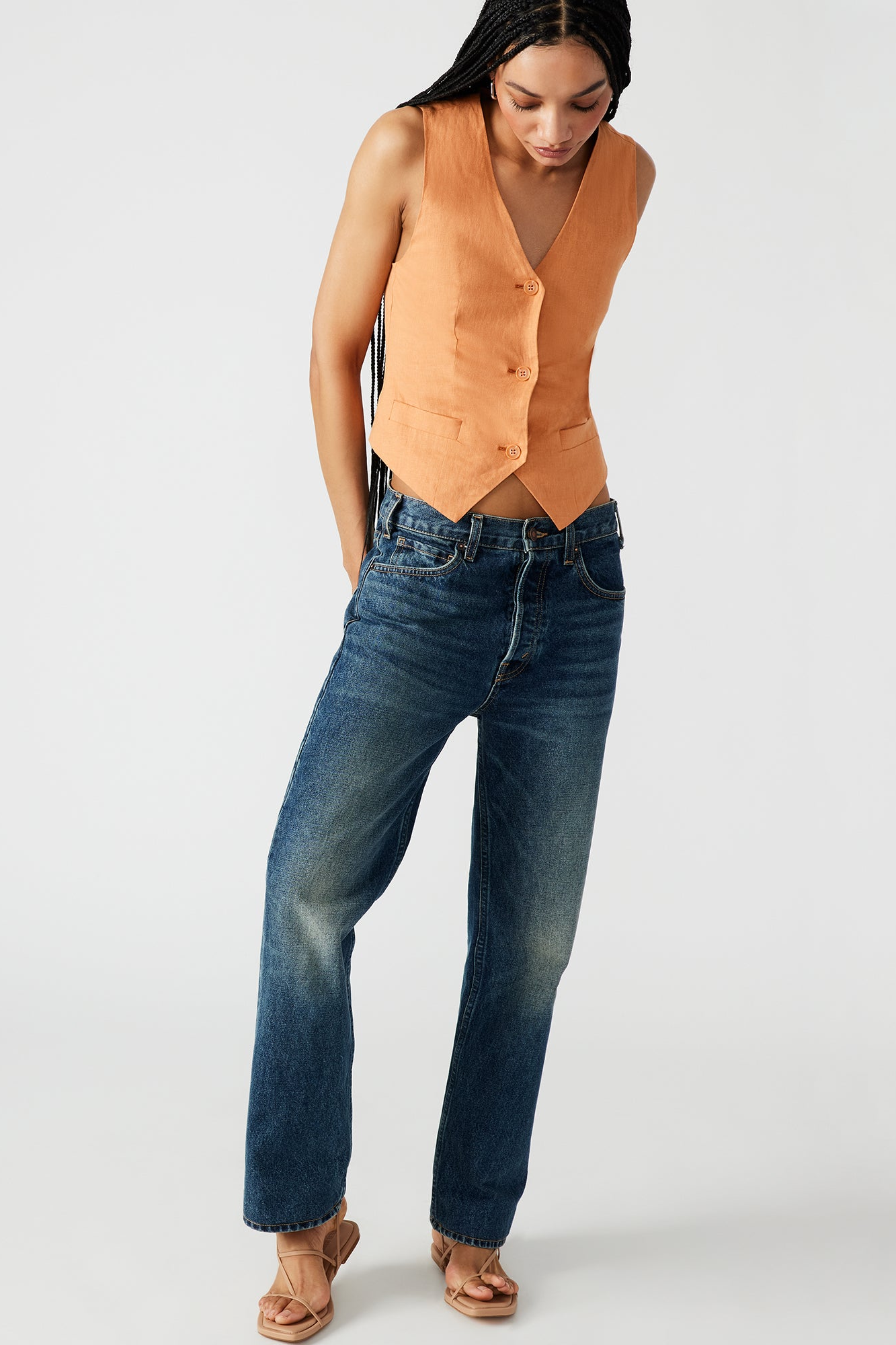 Selene Vest - Caramel