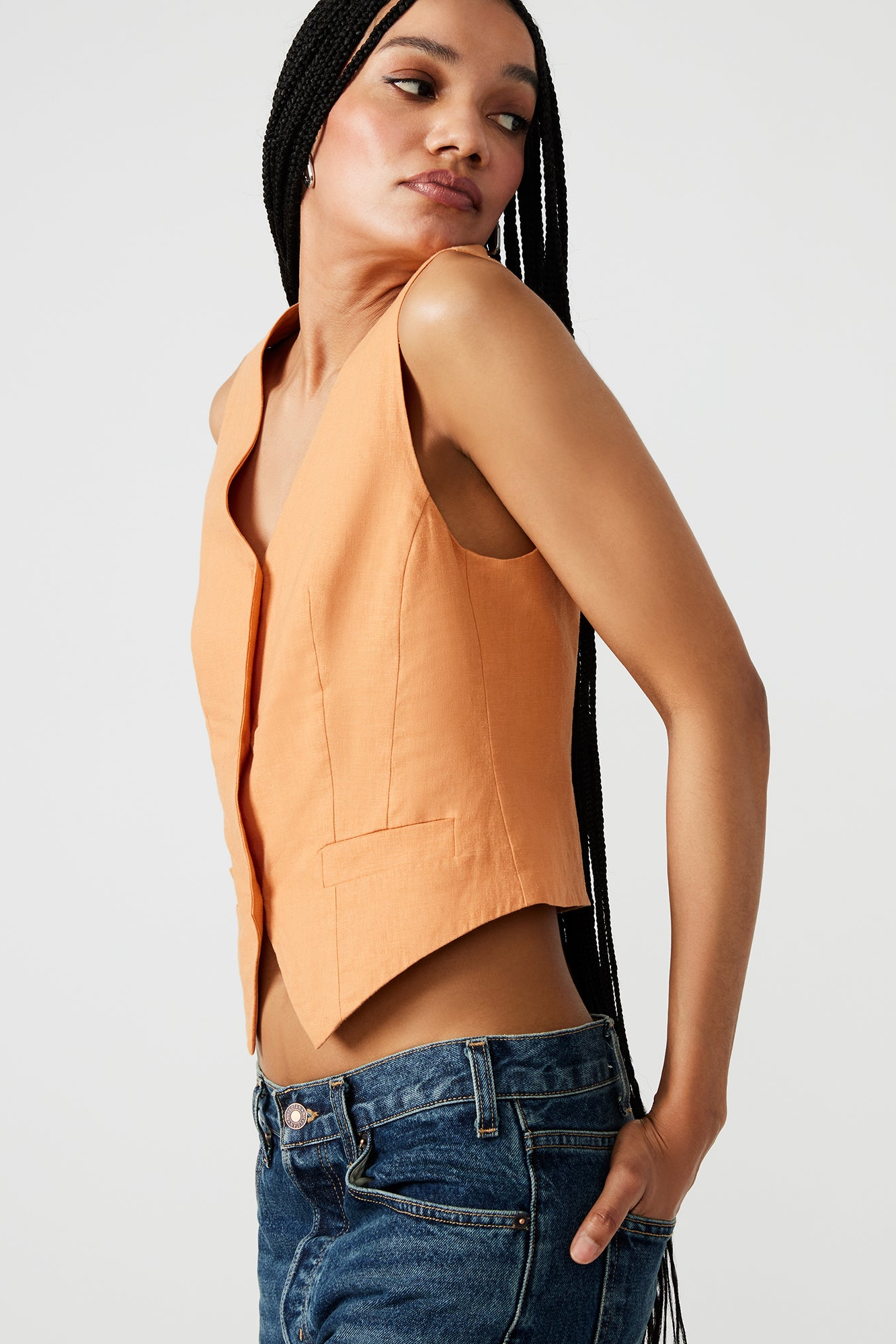 Selene Vest - Caramel