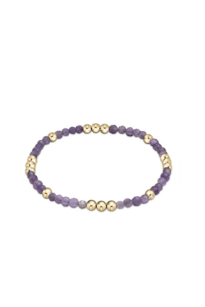 Worthy Pattern 3MM Bead Bracelet