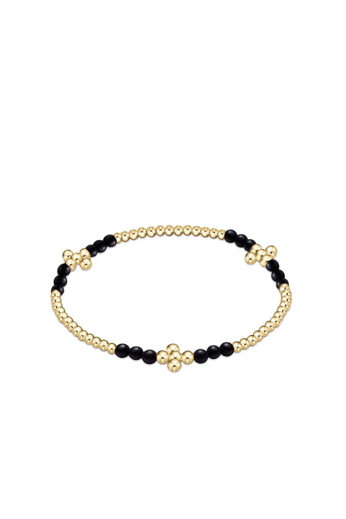 Signature Cross Gold Bliss 2.5MM Bead Bracelet