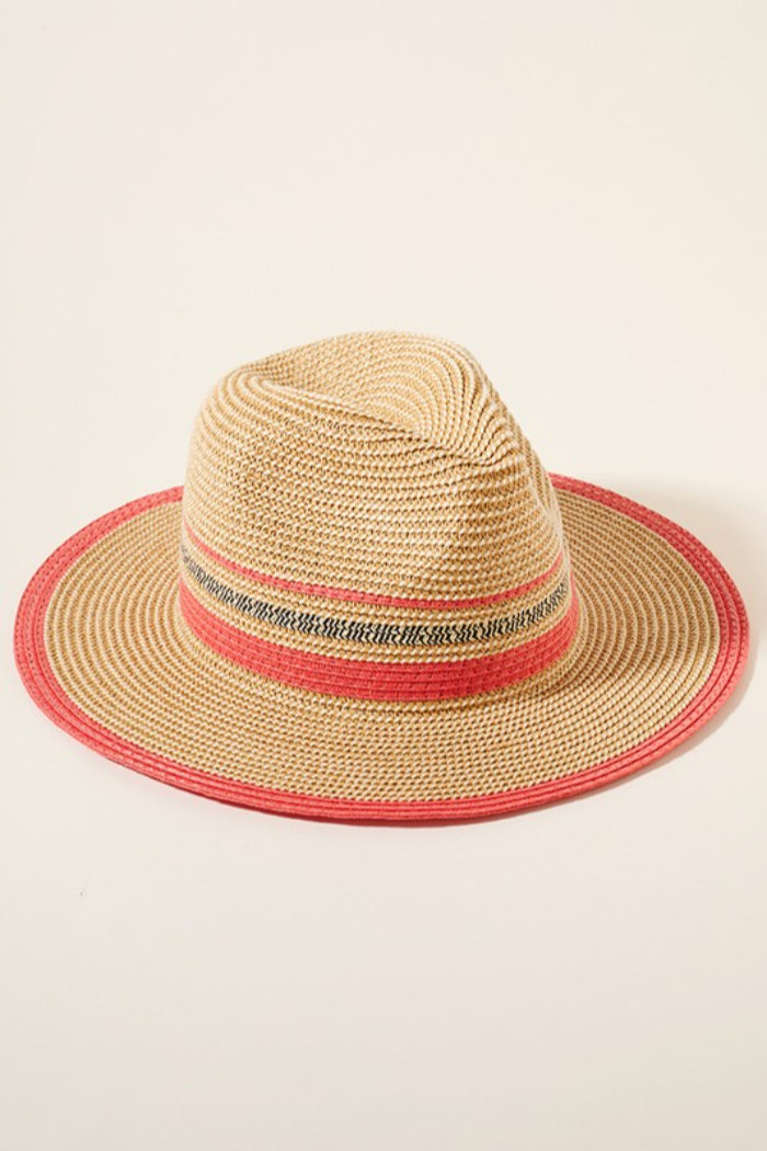 Stripe Panama Hat