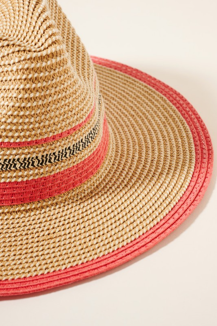 Stripe Panama Hat