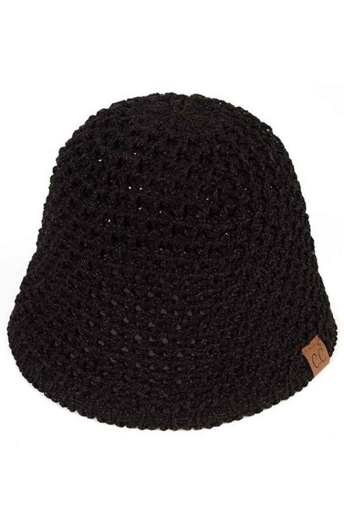 C.C Solid Knit Bucket Hat