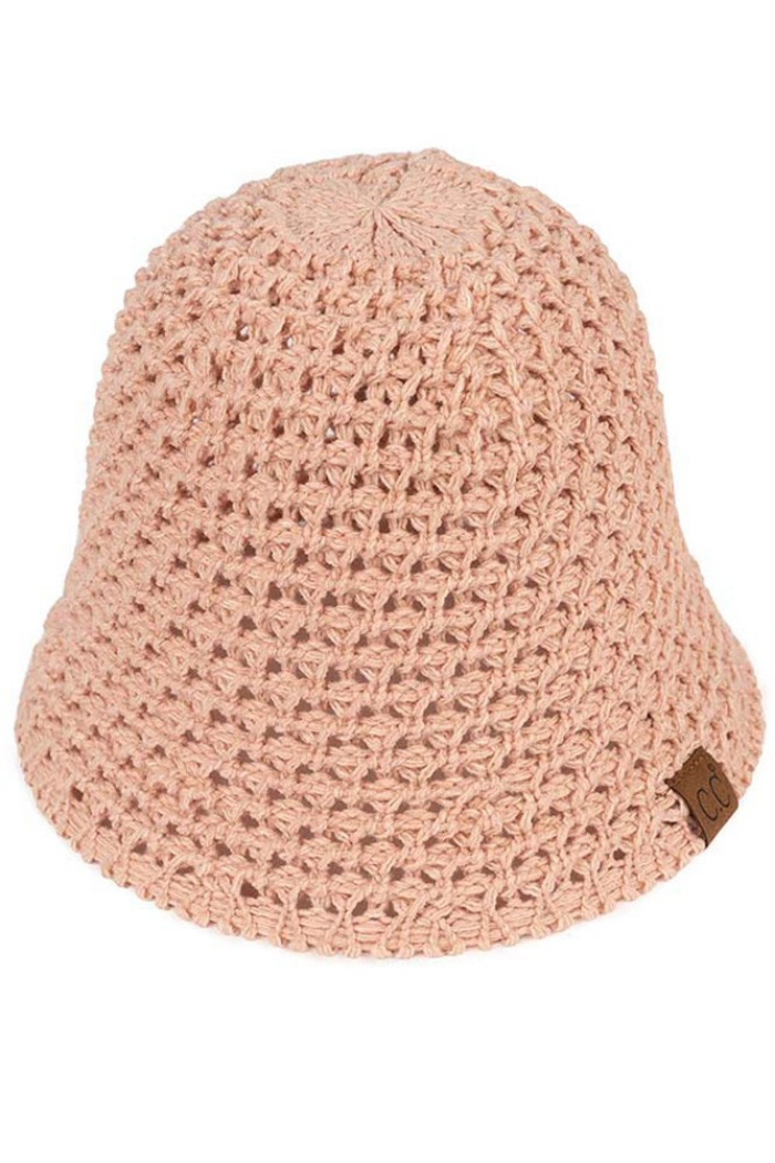 C.C Solid Knit Bucket Hat