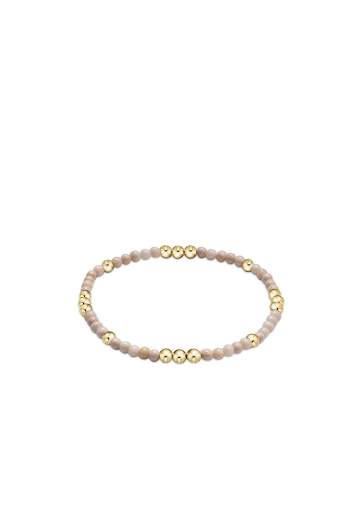 Worthy Pattern 3MM Bead Bracelet
