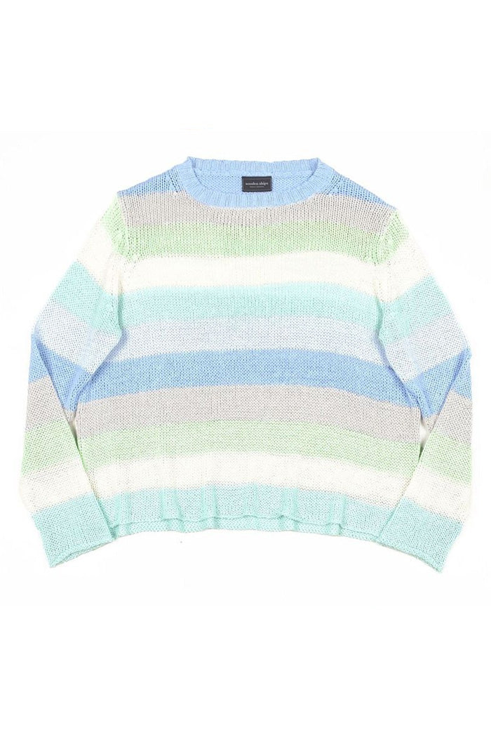 Stripe Cotton Crew