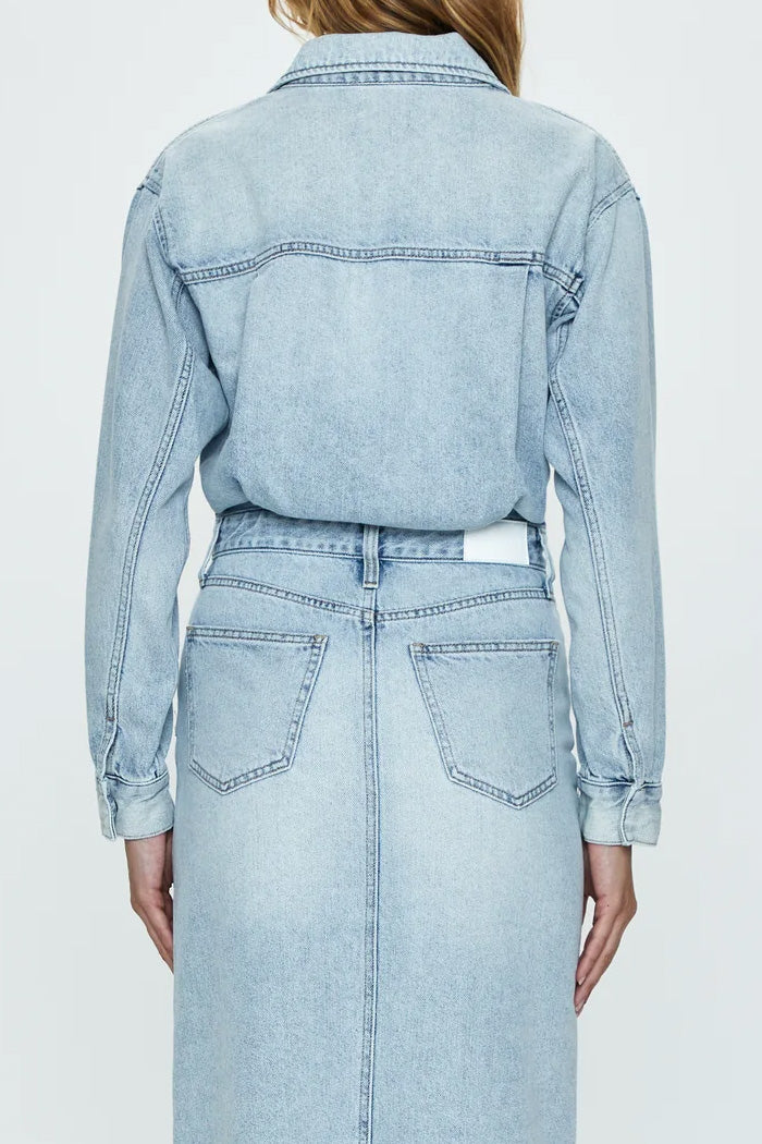 AMIRA DENIM DRESS