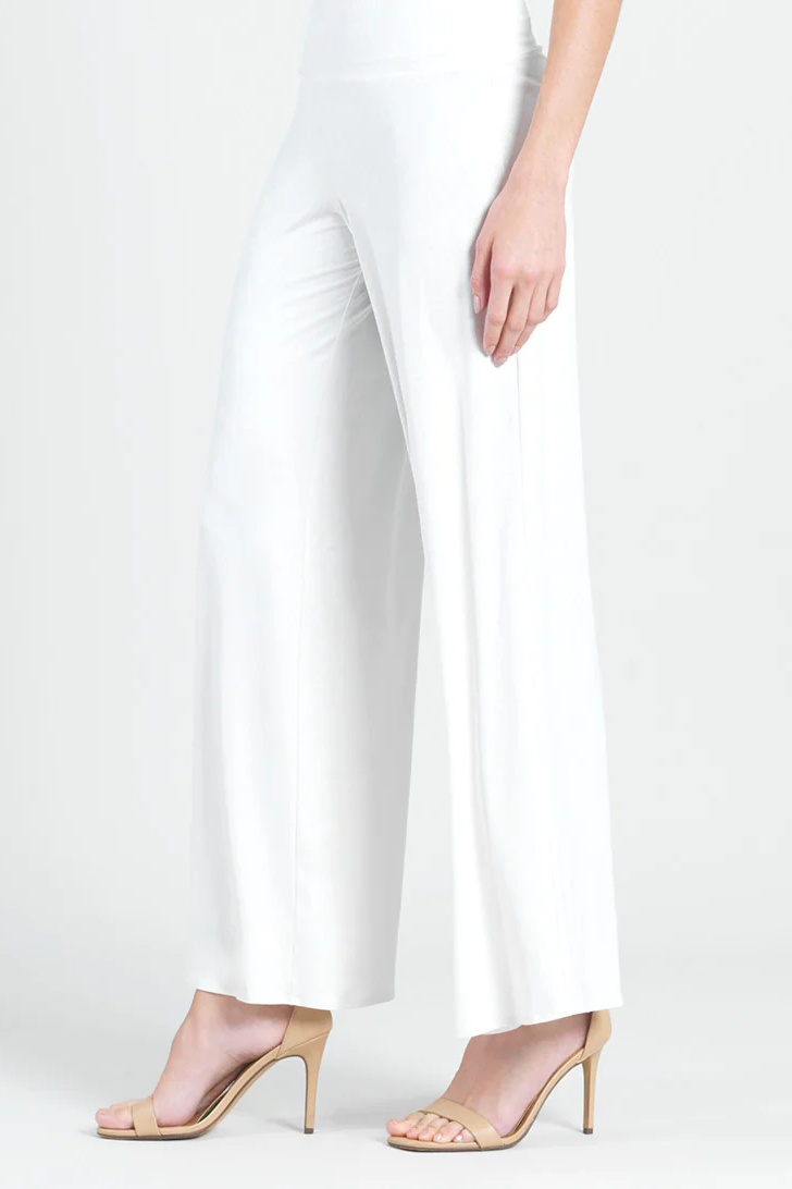 Silky Crushed Knit Palazzo Pant