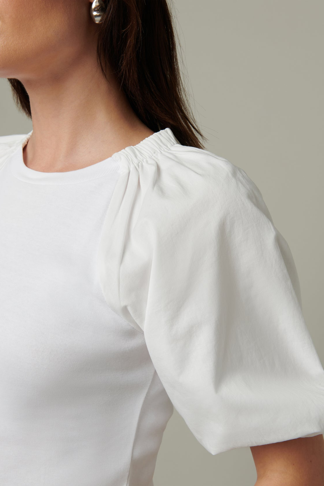 The Lila Top - Optic White