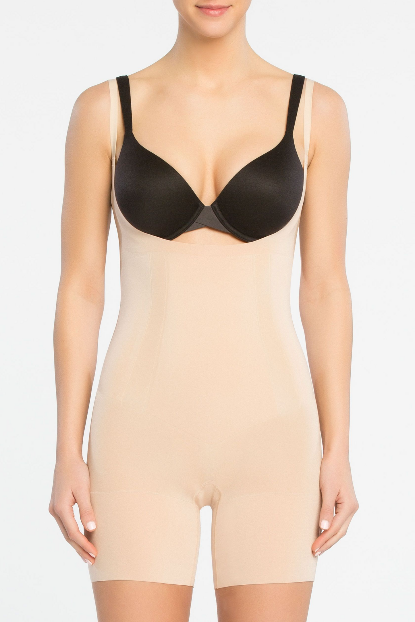 OnCore Open-Bust Mid-Thigh Bodysuit