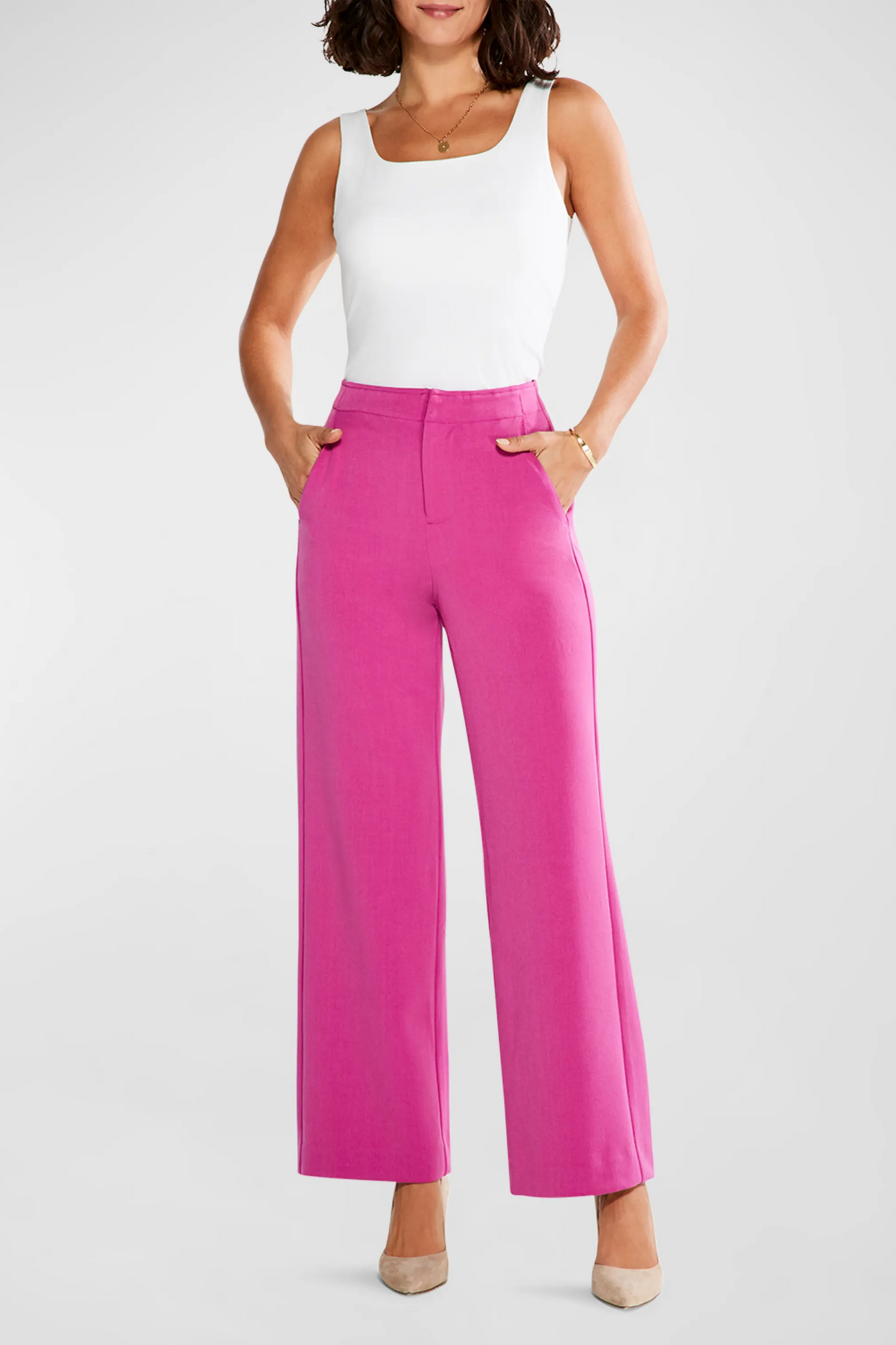 Work It High-Rise Wide-Leg Trousers
