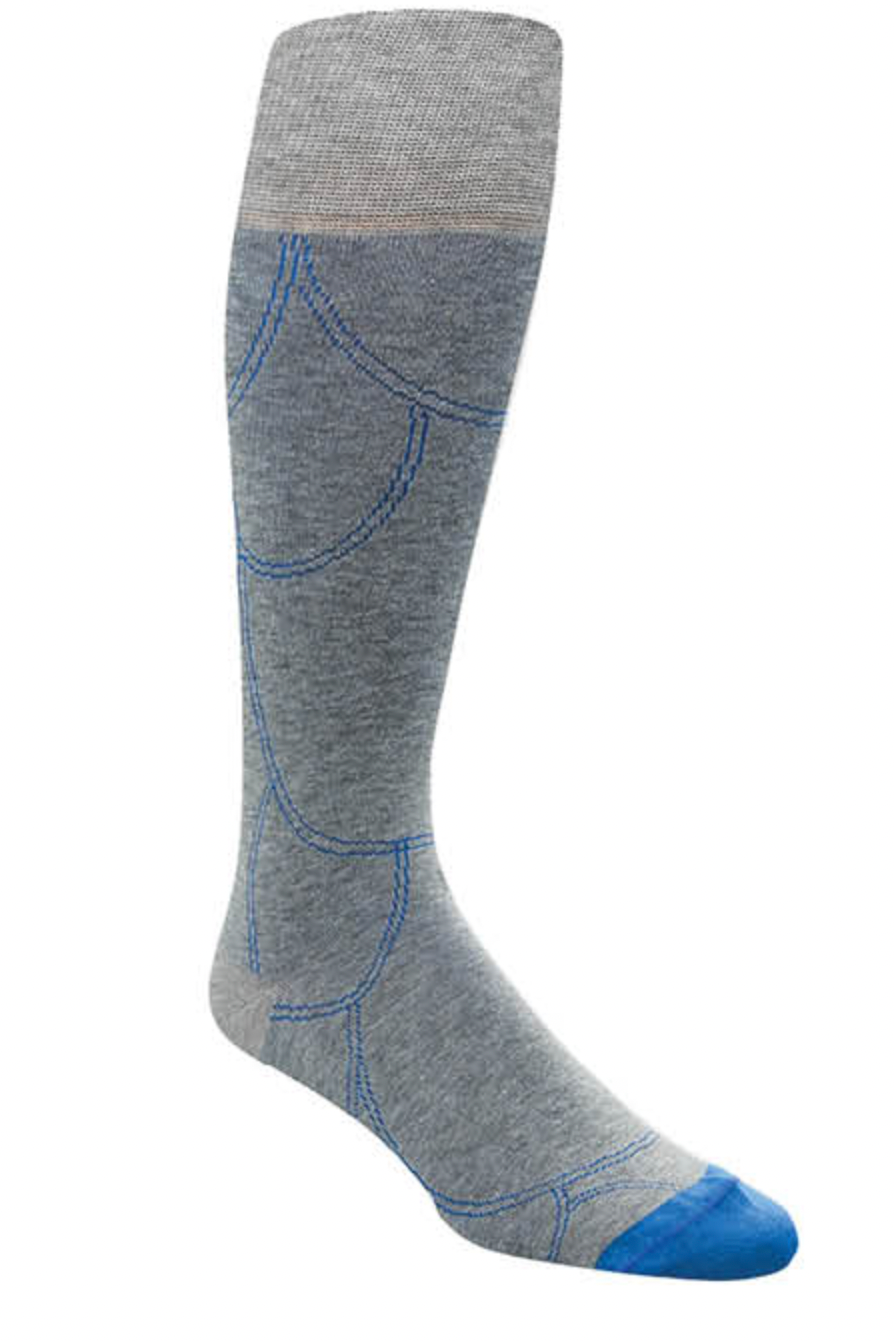 VKNAGRANI mid calf sock - Argent