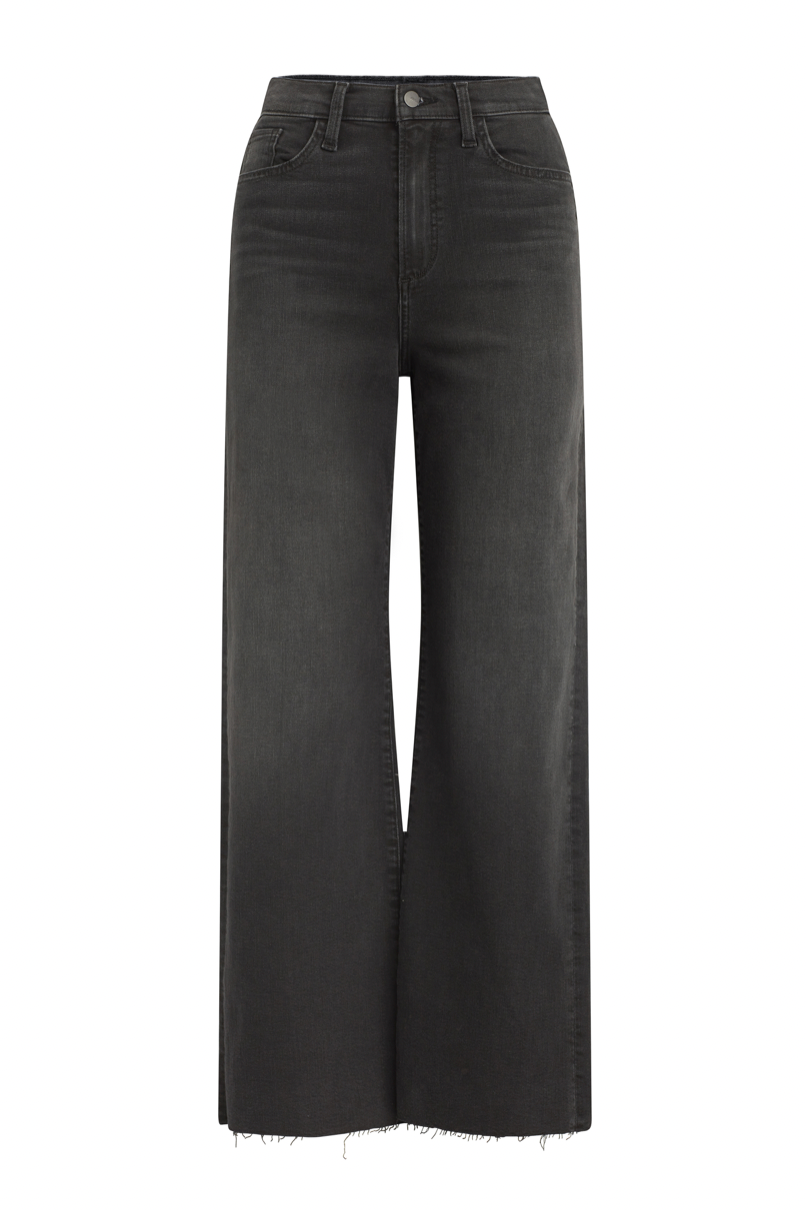 The Mia High Rise Wide Ankle W/ Cut Hem