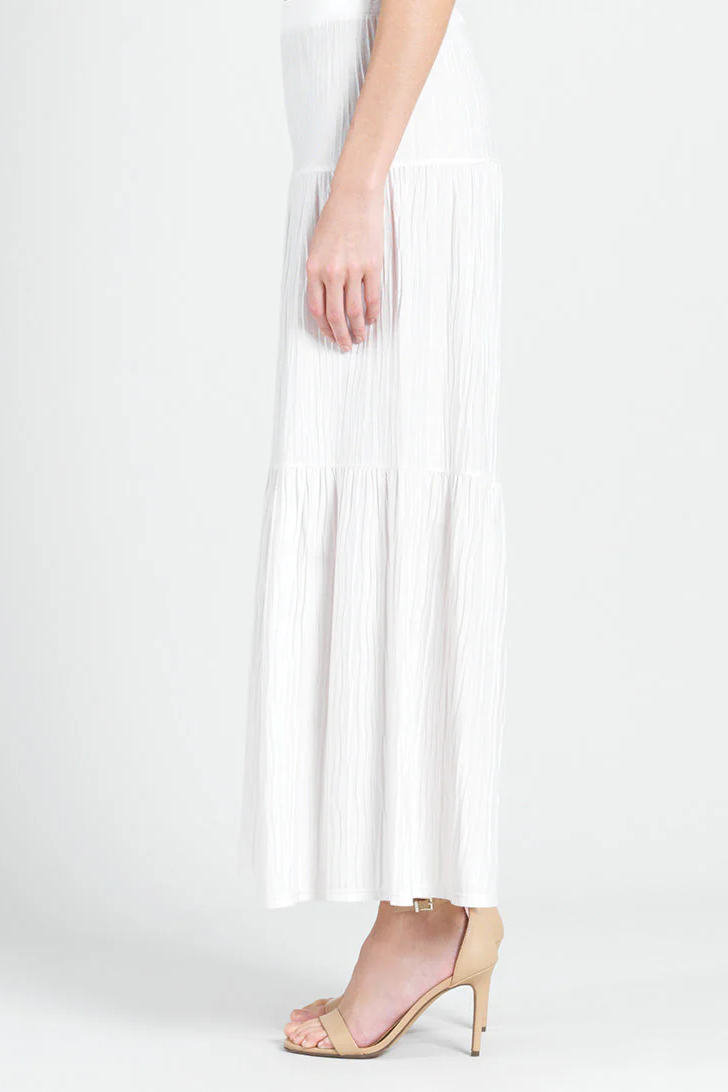 Ultra Soft Pleated Pull-On Tiered Skirtpants