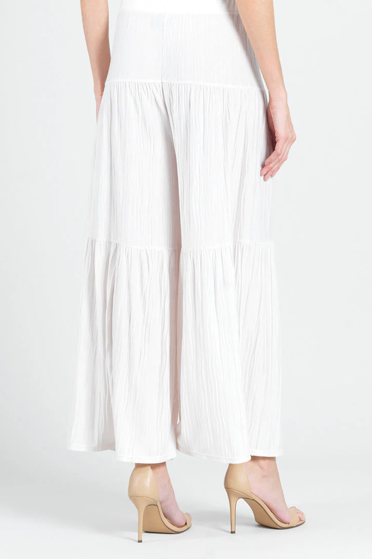 Ultra Soft Pleated Pull-On Tiered Skirtpants