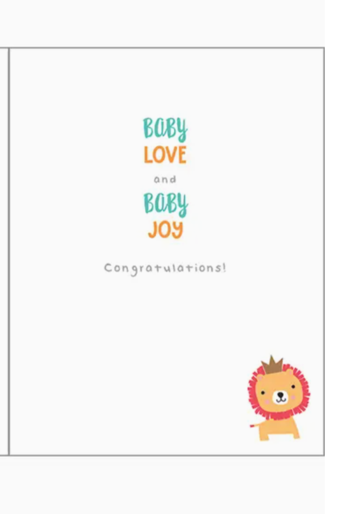 Baby Blocks Greeting Card