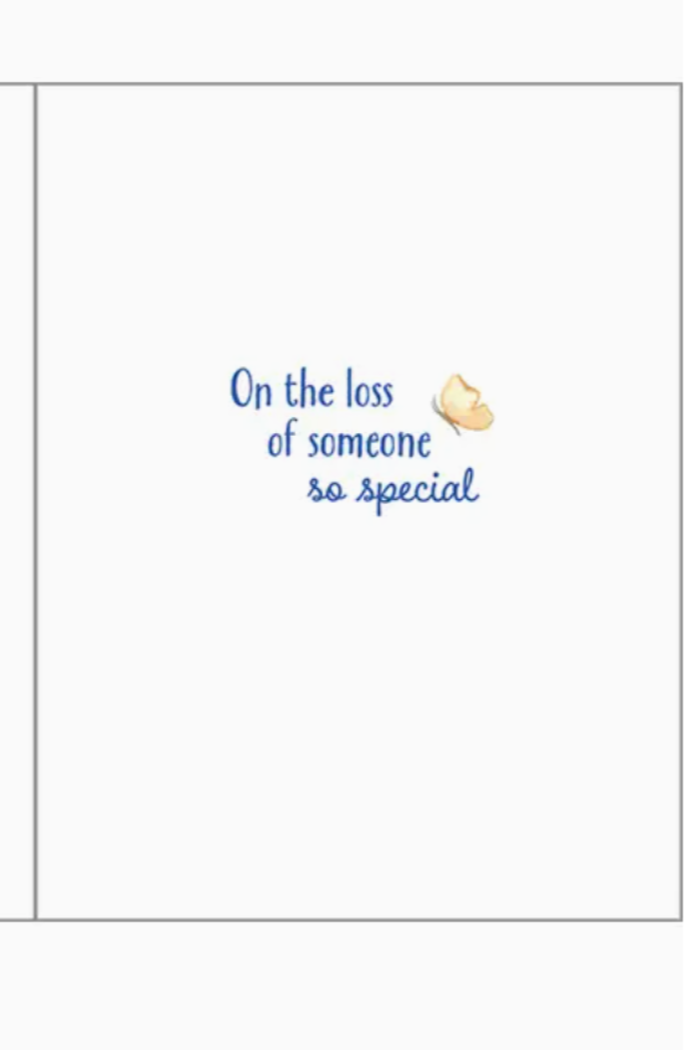 Sincere Sympathy Greeting Card