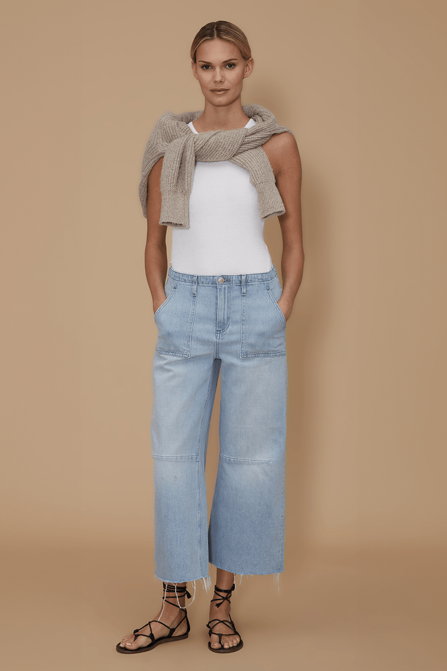 Utility Barrel Jean- Birdie